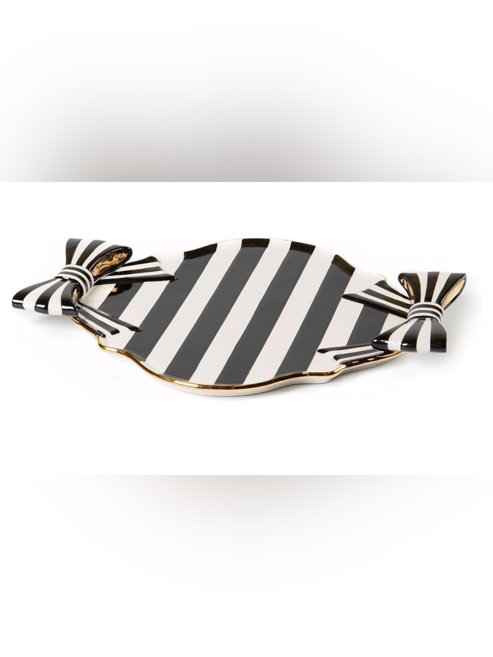 MacKenzie-Childs Courtly Bow Tray NWT